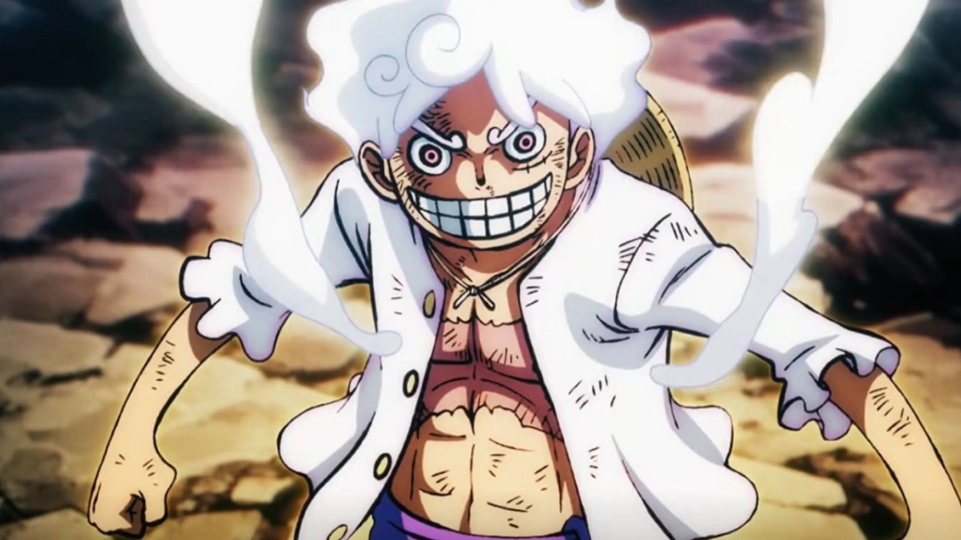 Luffy in his Gear Fifth (Image via Toei Animation)